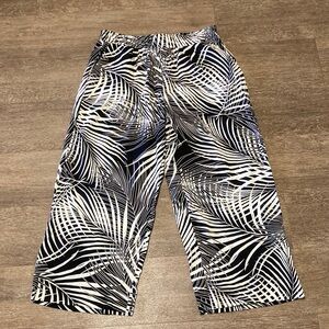 Panama Jack Black and White Patterned Pants